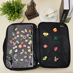 Large Capacity Oxford Cloth Enamel Pin Storage Zipper Bags&nbsp;ABAG-WH0040-33