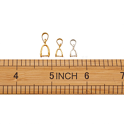 Brass Ice Pick Pinch Bails&nbsp;KK-TA0007-51