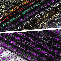 Polyester Spider Web Deco Mesh&nbsp;DIY-WH20049-45B-03