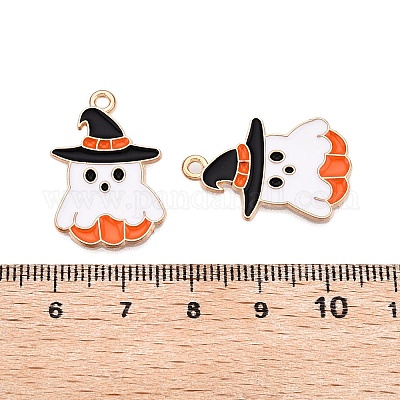 Halloween Theme Alloy Enamel Pendants&nbsp;ENAM-T020-07F-1