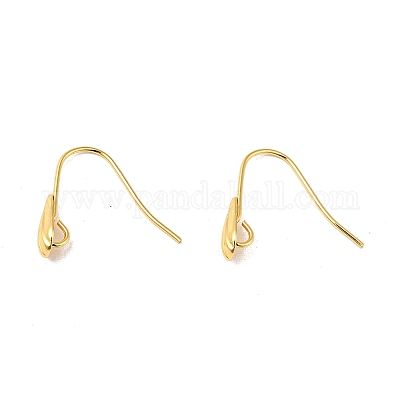 Brass Earring Hook&nbsp;KK-C003-01G-1
