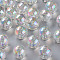 Transparent Acrylic Beads, AB Color Plated, Round, Clear AB, 16x15mm, Hole: 2.8mm, about 220pcs/500g
