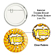 Tinplate Brooch&nbsp;JEWB-WH0012-017-3