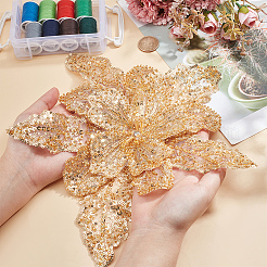 MAYJOY 1Pc 3D Flower Polyester Embroidery Ornament Accessories&nbsp;DIY-MA0006-70B