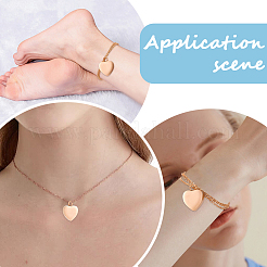 Stainless Steel Heart Cinerary Casket Pendant Necklaces&nbsp;DIY-CN0003-41RG
