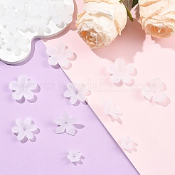 100Pcs 5 Styles Transparent Acrylic Bead Caps&nbsp;OACR-YW0004-59