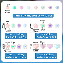 Transparent Acrylic Beads&nbsp;TACR-PH0001-72