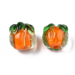 20Pcs Autumn Theme Handmade Lampwork Beads&nbsp;LAMP-FP0001-09