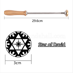 Stamping Embossing Soldering Brass with Stamp&nbsp;AJEW-WH0113-15Y