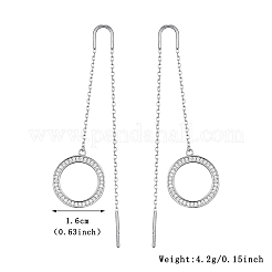 S925 Silver Zircon Geometric Necklace and Earring Set Stylish Casual Jewelry&nbsp;KG6962-1