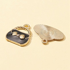 16Pcs 8 Style Rack Plating Alloy Enamel Pendants&nbsp;ENAM-FS0001-40