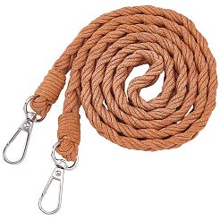 2Pcs Imitation Leather Twist Knitting Cord Mobile Straps&nbsp;FIND-CP0003-73A