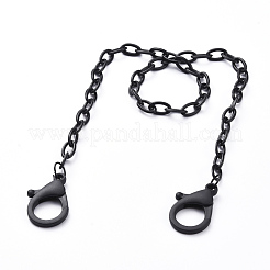 Personalized ABS Plastic Cable Chain Necklaces&nbsp;NJEW-JN02850