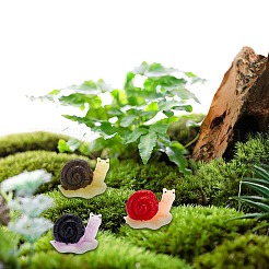 30Pcs 3 Colors Resin Mini Snail Display Decorations&nbsp;AJEW-CP0005-46