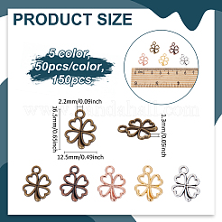 150Pcs 5 Colors Alloy Pendants&nbsp;FIND-PH0023-10