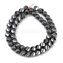 Synthetic Non-magnetic Hematite Beads Strands&nbsp;GG-CBAB93D-A01-01