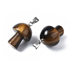 Natural Tiger Eye Pendants&nbsp;G-N0325-10A