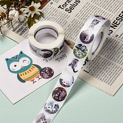 Self-Adhesive Kraft Paper Gift Tag Stickers&nbsp;DIY-G013-A04