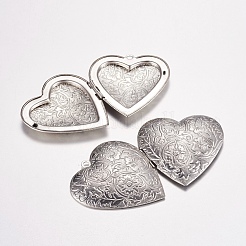 Tarnish Resistant 316 Stainless Steel Locket Pendants&nbsp;STAS-G168-10P