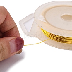 Round Copper Wire for Jewelry Making&nbsp;CWIR-WH0001-0.5mm-05-1