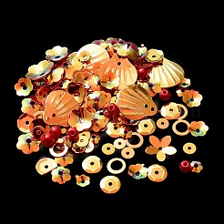 Rainbow Iridescent PVC Paillette/Sequins Beads & Links & Pendants&nbsp;PVC-C001-01D