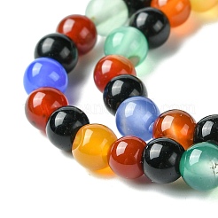 Natural Agate Beads Strands&nbsp;G-F417-05-6mm