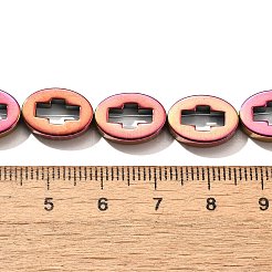 Electroplated Synthetic Non-magnetic Hematite Beads Strands&nbsp;G-L613-Z01-03I