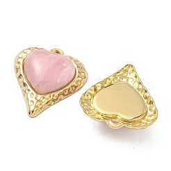 304 Stainless Steel & Resin Pendants&nbsp;STAS-G371-18G-01