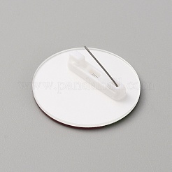 Christmas Acrylic Brooch Pin&nbsp;JEWB-WH0030-12A