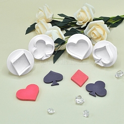 PP Plastic Playing Card Theme Cookie Cutters&nbsp;PW-WG657F4-01
