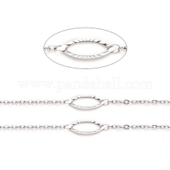 Tarnish Resistant 304 Stainless Steel Cable Chains&nbsp;CHS-F015-15P