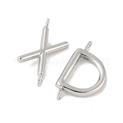 26Pcs 26 Styles 304 Stainless Steel Initial Connector Charms&nbsp;STAS-L022-517P