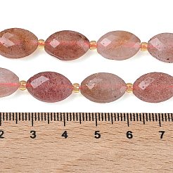 Natural Strawberry Quartz Beads Strands&nbsp;G-A295-A09-01