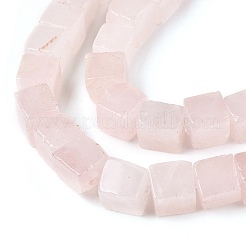 Natural Rose Quartz Beads Strands&nbsp;G-T139-6x6-05A