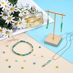 240Pcs 8 Style 2-Hole Glass Seed Beads&nbsp;SEED-NB0001-23