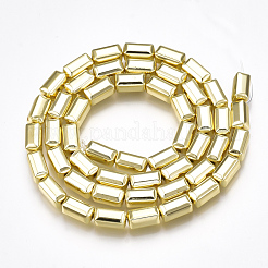 Electroplate Non-magnetic Synthetic Hematite Beads Strands&nbsp;G-T061-183G