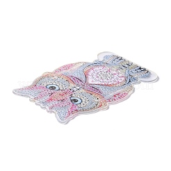 5D DIY Owl Pattern Animal Diamond Painting Pencil Case Ornaments Kits&nbsp;DIY-C020-01