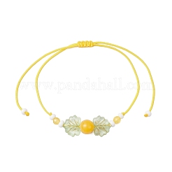 Natuarl Mashan Jade Braided Bead Bracelets for Men Women&nbsp;BJEW-MZ00208-02