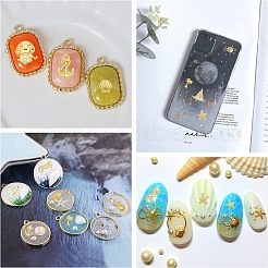 Alloy Cabochons&nbsp;PALLOY-OC0002-28G