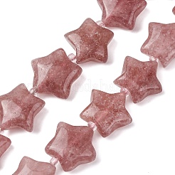 Synthetic Strawberry Quartz Beads Strands&nbsp;G-K359-E15