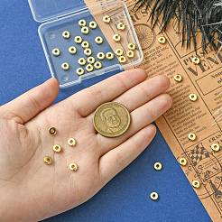 40Pcs 2 Styles Brass Spacer Beads&nbsp;KK-CJ0002-21