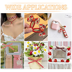 10Yards Polyester Strawberry Ribbon&nbsp;OCOR-TA0003-62B