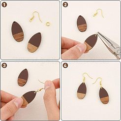 DIY Dangle Earring Making Kits&nbsp;DIY-OC0005-07