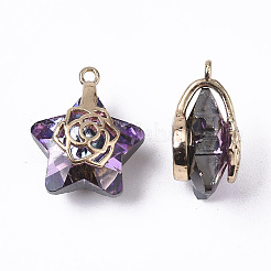 Electroplate Glass Pendants&nbsp;LS-X-EGLA-N005-003C
