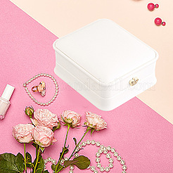 2Pcs PU Leather Necklace Pendant Gift Boxes&nbsp;LBOX-CL0001-01