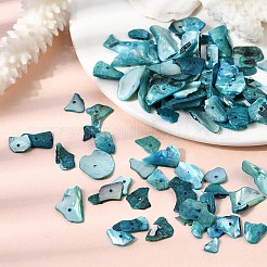 Dyed Natural Mother of Pearl Shell Nuggets Chips Beads&nbsp;BSHE-O007-10A