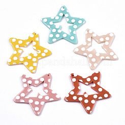Opaque Printed Acrylic Pendants&nbsp;MACR-N011-007