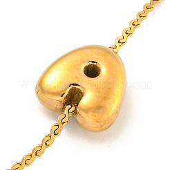 304 Stainless Steel Serpentine Chain Bracelets&nbsp;BJEW-H608-01G-A