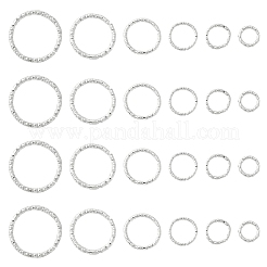 Iron Textured Jump Rings&nbsp;IFIN-CJ0001-24