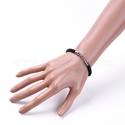 Unisex Braided Leather Cord Bracelets&nbsp;BJEW-JB04941-01